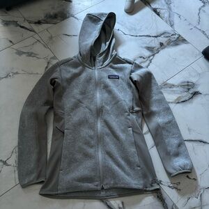 Patagonia Light Gray Fleece Jacket